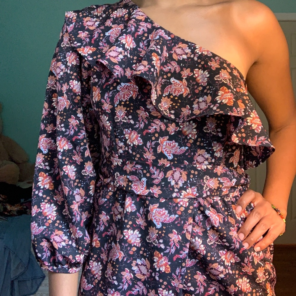 Floral Off the Shoulder Dress